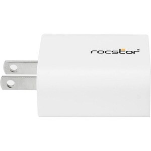Rocstor 20W Smart USB-C Power Adapter - For Apple® iPhone® 8, 10, 11, 12, & 13, iPad Pro®, iPad Air®, or any USB-C enabled