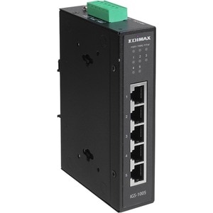 Switch Ethernet Edimax 5 Porte - Gigabit Ethernet - 10/100/1000Base-T - 2 Layer supportato - Coppia incrociata - Montaggio