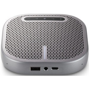 ViewSonic VB-AUD-201 Portable Wireless Conference Speakerphone with 360 Omnidirectional Sound Pickup, Reverse Charging, Bl