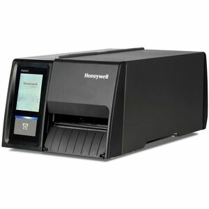Honeywell PM45 Compact, Full Touch Display, Ethernet, Fixed Hanger, Etiketten-Spendesensor mit Trägerpapier-Aufroller, The