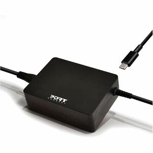 Port Connect 90 W AC Adapter - 1 Pack - Universal Adapter - For PC, MAC, Tablet PC, Smartphone, Notebook, MacBook - 120 V 