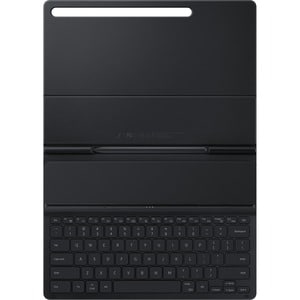Samsung Book Cover Keyboard/Cover Case (Book Fold) for 31.5 cm (12.4") Samsung Galaxy Tab S7+ Tablet - Black - Bacterial R