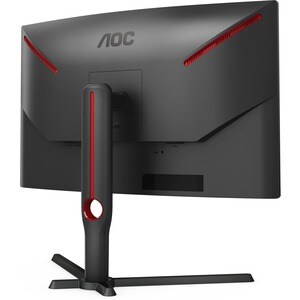 AOC CQ27G3S 27" (685.80 mm) Class WQHD Curved Screen Gaming LCD Monitor - 16:9 - Black, Red - 27" (685.80 mm) Viewable - V