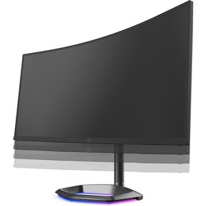 Cooler Master GM34-CWQ ARGB 34" UW-QHD Curved Screen Gaming LCD Monitor - 21:9 - 34" Class - Vertical Alignment (VA) - 344