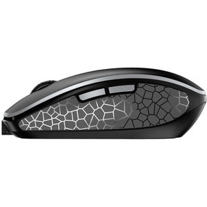 CHERRY MW 9100 Rechargeable Wireless Mouse - Wireless - Bluetooth/Radio Frequency - 2.40 GHz - Rechargeable - Black - USB 