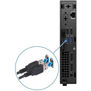 Dell OptiPlex 3000 Thin Client - Pentium Silver N6005 Quad-Core 2 GHz Prozessor - Intel Chip - 8 GB RAM DDR4 SDRAM - 256 G