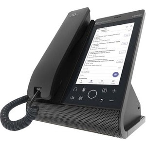 Zoom C470HD Total Touch IP-Phone PoE GbE black with integrated BT, Dual Band Wi-Fi and an external power supply black 
2 E