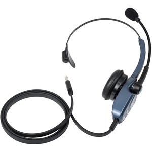 BlueParrott B250-XTS Wireless Over-the-head Mono Headset - Monaural - Ear-cup - 2000 cm - Bluetooth - 150 Hz to 6.80 kHz -