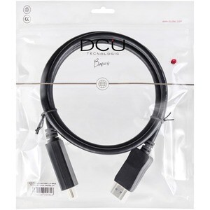 Câble A/V DCU - 2 m DisplayPort/HDMI - pour Périphérique audio/vidéo - 2e bout: 1 x HDMI 2.0 Digital Audio/Video - Male - 