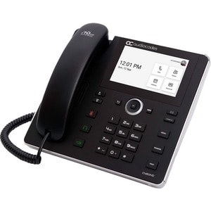 AudioCodes C450HD IP Phone - Corded/Cordless - Corded/Cordless - Wi-Fi, Bluetooth - Wall Mountable - Black - TAA Compliant