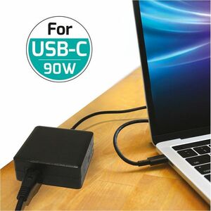 Port Connect 90 W AC Adapter - 1 Pack - Universal Adapter - For PC, MAC, MacBook - 120 V AC, 230 V AC Input - 5 V DC, 9 V 