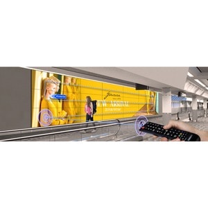 Video Wall Monitor Samsung  IPS 55 INC  FHD (1920 x 1080) 24/7 Max 500 cd/m2, Contrast Ratio: 1100:1  Response time: 8ms  