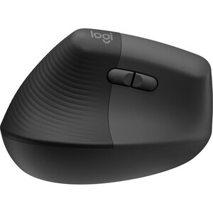 Logitech Lift Mouse - Bluetooth/Radio Frequency - USB Type A - Optical - 6 Button(s) - 4 Programmable Button(s) - Graphite