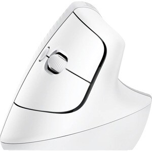 Logitech Lift Mouse - Bluetooth/Radio Frequency - USB Type A - Optical - 6 Button(s) - 4 Programmable Button(s) - Off Whit