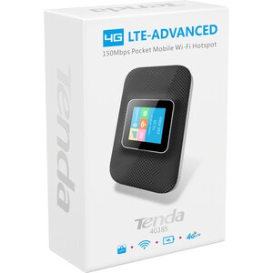 Tenda 4G185 Wi-Fi 4 IEEE 802.11n Cellular Modem/Wireless Router - 4G - DC-HSPA+, LTE, EDGE - 2.40 GHz ISM Band - 2 x Anten