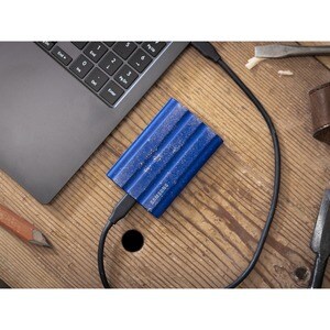 Samsung T7 MU-PE2T0S/AM 2 TB Portable Rugged Solid State Drive - 2.5" External - Black - Desktop PC, MAC, Gaming Console, 
