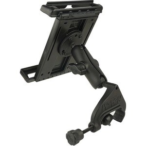 RAM Mounts Tab-Tite Yoke Clamp Mount for iPad mini with Heavy Duty Cases - 9.5" Height x 5.7" Width x 1" Depth - Aluminum,