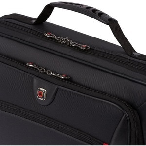 SwissGear Insight 27469140 Carrying Case (Briefcase) for 15.6" to 16" Notebook - Black - Tear Resistant Shoulder Strap, Dr