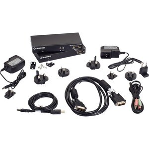 Black Box KVXLC-100-R2 KVM Extender - 1 Computer(s) - 1 Local User(s) - 1 Remote User(s) - 330 ft Range - 1920 x 1200 Maxi