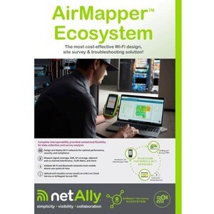 NetAlly EarthScope EXG-300 Network Testing Device - Network Analyzer, Spectrum Analyzer, Network Troubleshoot, LAN Cable T