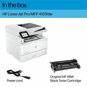 HP LaserJet Pro 4101fdw Wired & Wireless Laser Multifunction Printer - Monochrome - Copier/Fax/Printer/Scanner - 42 ppm Mo