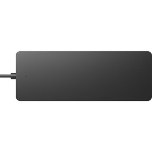 HP C型 USB 扩展插口 用于 台式计算机, 笔记本电脑 - 黑 - 2 支持的显示器 - 4K - 3840 x 2160 - 1 x USB 3.0 端口数 - C型USB - 1 x RJ-45 端口 - 网络 (RJ-45) - 1