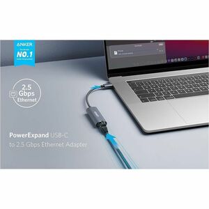 ANKER Refurbished Anker PowerExpand USB-C to 2.5 Gbps Ethernet Adapter - 1 × RJ-45 Network - Female - 1 × USB Type C - Male
