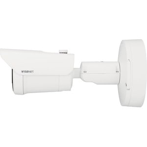 Wisenet XNO-C7083R 4 Megapixel Network Camera - Color - Bullet - White - 131.23 ft Infrared Night Vision - H.265, H.264, M