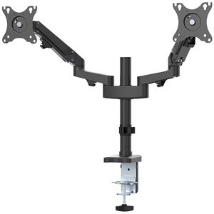 Neomounts DS70-750BL2 Mounting Arm for Monitor, Flat Panel Display - Black - Height Adjustable - 2 Display(s) Supported - 