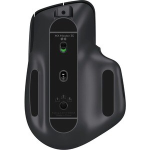 Logitech MX MASTER 3S Maus - Bluetooth/Radio-Frequenz - USB - Darkfield - 7 Taste(n) - Graphit - 1 - Kabellos - 2,40 GHz -