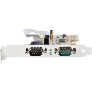 StarTech.com 21050-PC-SERIAL-CARD, PCIe, Seriell, Full-height / Low-profile, PCI 2.0, RS-232, Gelb