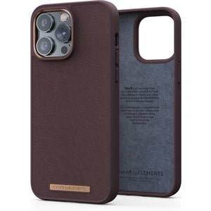 Coque Njord - pour Apple iPhone 14 Pro Smartphone - Marron foncé - Résistant aux chocs, Résistant aux rayures, À l'abri de