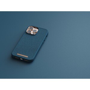 Njord byELEMENTS Tonal Case - iPhone 14 Pro - Deep Sea. Type d'étui: Housse, Compatibilité de marque: Apple, Compatibilité