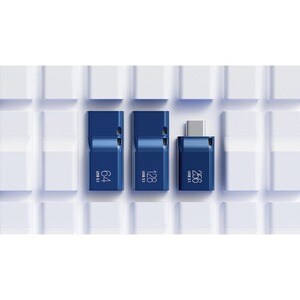 Clé USB Samsung Type-C 128 Go, Bleu,USB 3.2 Gen 1 rétrocompatible, MUF-1284DA/APC, vitesse jusqu'à 400Mo/s