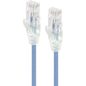 ALOGIC 1m Blue Ultra Slim Cat6 Network Cable, UTP, 28AWG - Series Alpha