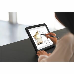 CTA Digital Carrying Case for 26.7 cm (10.5") Samsung Galaxy Tab A8 Tablet, Stylus - Drop Resistant, Impact Resistant - Ha