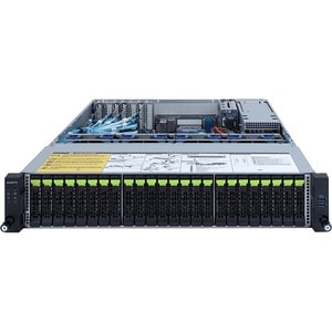 Gigabyte R272-Z34 Server Barebone System - 2U Rack-mountable - 1 x Processor Support - AMD Chip - 128 GB DDR4 SDRAM DDR4-3