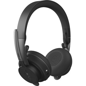 Logitech Zone Wireless Plus Wireless On-ear Stereo Headset - Black - Binaural - Ear-cup - 3000 cm - Bluetooth - Noise Canc