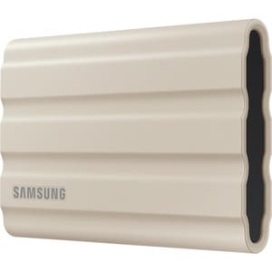 Samsung T7 MU-PE2T0K/WW 2 TB Portable Rugged Solid State Drive - External - Moonrock Beige - Desktop PC, MAC Device Suppor