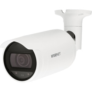 Wisenet ANO-L7012R 4 Megapixel Network Camera - Color - Bullet - White - 65.62 ft Infrared Night Vision - H.264, H.265, MJ