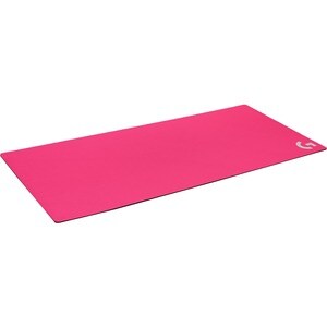 Logitech G G840 XL Gaming Mouse Pad - Surface Texture - 15.75" Height x 35.43" Width - Pink - Rubber, Cloth - Extra Large