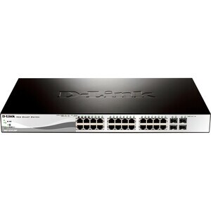 Commutateur Ethernet D-Link DGS-1210 DGS-1210-28P 24 Ports Gérable - Gigabit Ethernet - 10/100/1000Base-T - 3 Couche suppo