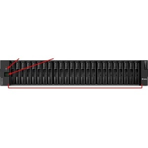Lenovo ThinkSystem DE2000H DAS/SAN Storage System - 24 x HDD Supported - 0 x HDD Installed - 24 x SSD Supported - 0 x SSD 