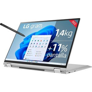 Ordenador portátil 2 en 1 Convertible - LG gram 16T90Q-G.AA79B 40,6 cm (16") Pantalla Táctil - WQXGA - 2560 x 1600 - Intel