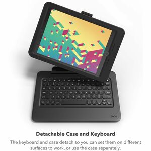 ZAGG Connect Tablet Case - For Apple iPad Tablet - Black - 10.2" Maximum Screen Size Supported - Rugged