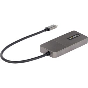 StarTech.com Adattatore USB-C a DisplayPort a 3 Porte - Hub MST per 3 Monitor DP 1.4, Convertitore per Laptop da USB Type-