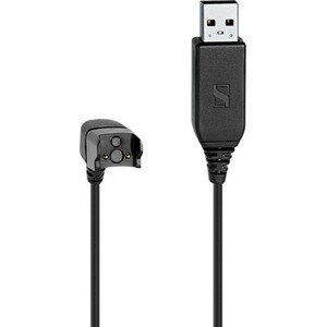 EPOS Charging Cable - For Headset - Black - 6233.6 ft Cord Length - USB