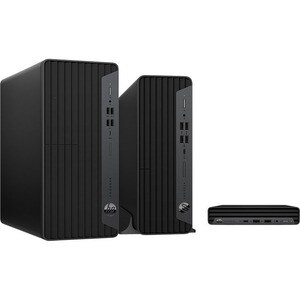 HP Business Desktop ProDesk 600 G6 Desktop Computer - Intel Core i3 10th Gen i3-10100T Quad-core (4 Core) 3.30 GHz - 8 GB 