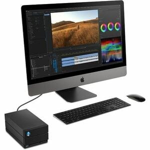 LaCie 2big Dock 2 x Gesamtzahl Einschübe DAS-Speichersystem - 16 TB HDD Desktop - 16 TB Installierte HDD-Kapazität - Thund