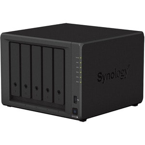 Synology DiskStation DS1522+ SAN/NAS Storage System - 1 x AMD R1600 Dual-core (2 Core) 2.60 GHz - 5 x HDD Supported - 0 x 